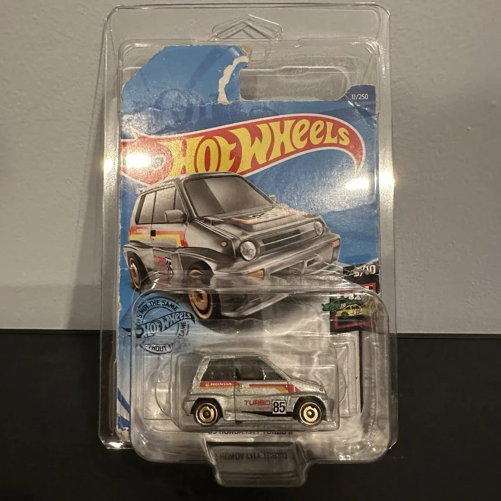Hot Wheels Honda City Turbo II Lot Of 4 ZAMAC JDM Variations w/ Protector Case A